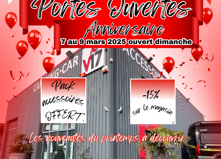 Portes Ouvertes exceptionnelles du 7 au 9 mars !